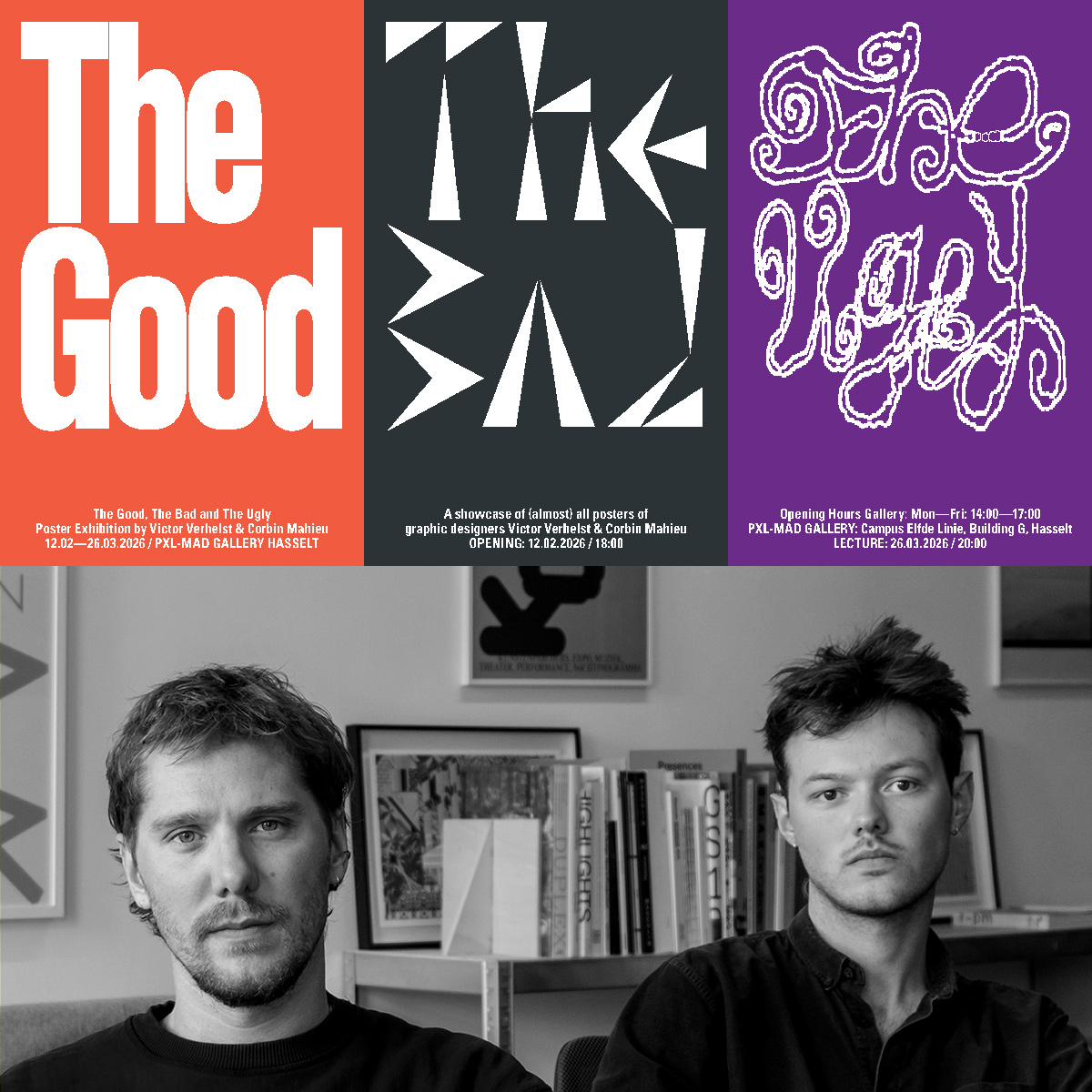 Affiche expo The Good, The Bad and The Ugly