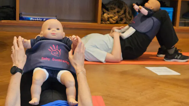 Oefening met baby