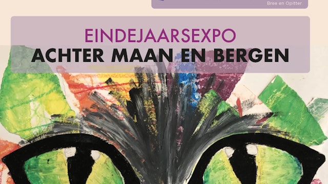 affiche eindejaarsexpo academie Bree