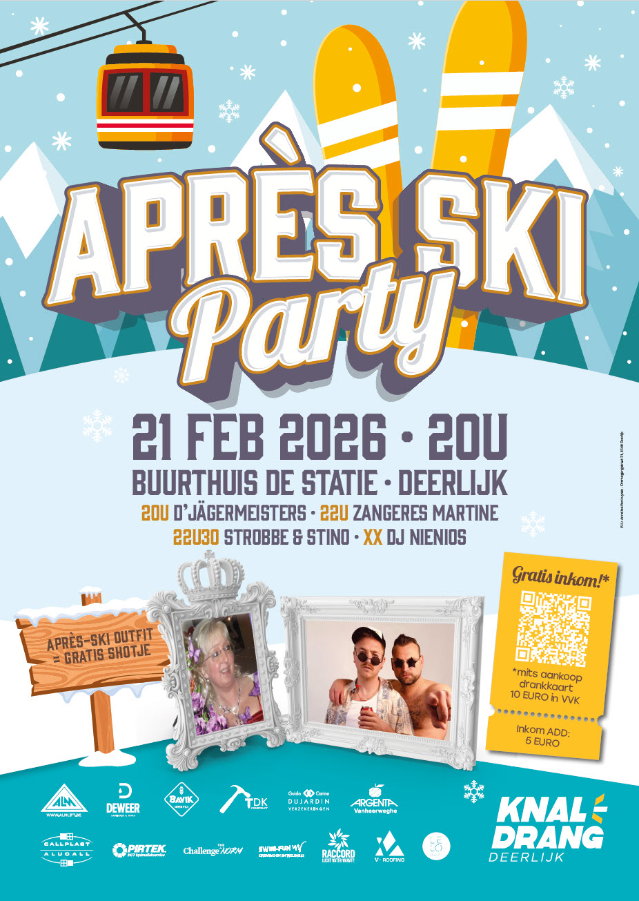 Affiche Après-ski Party 2026