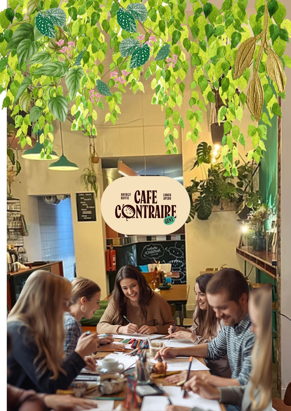 Creatieve namiddag in Cafe Contraire