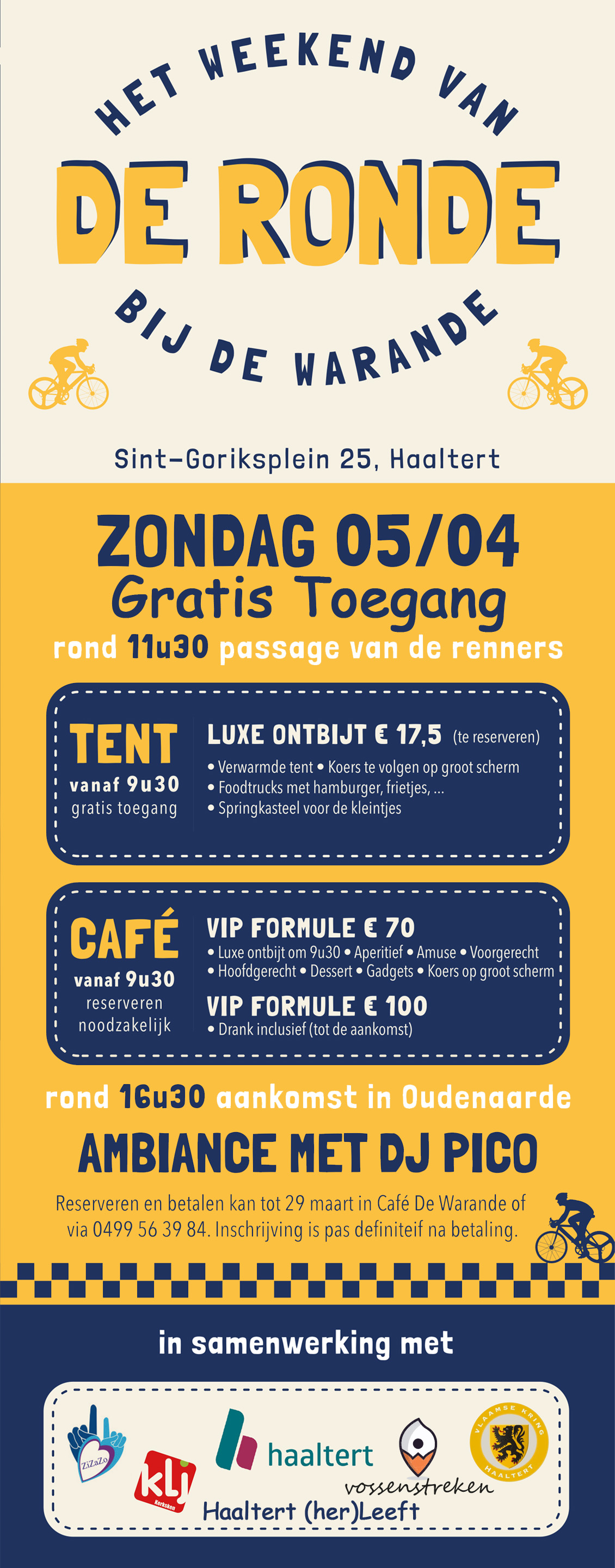 De ronde @ De Warande flyer