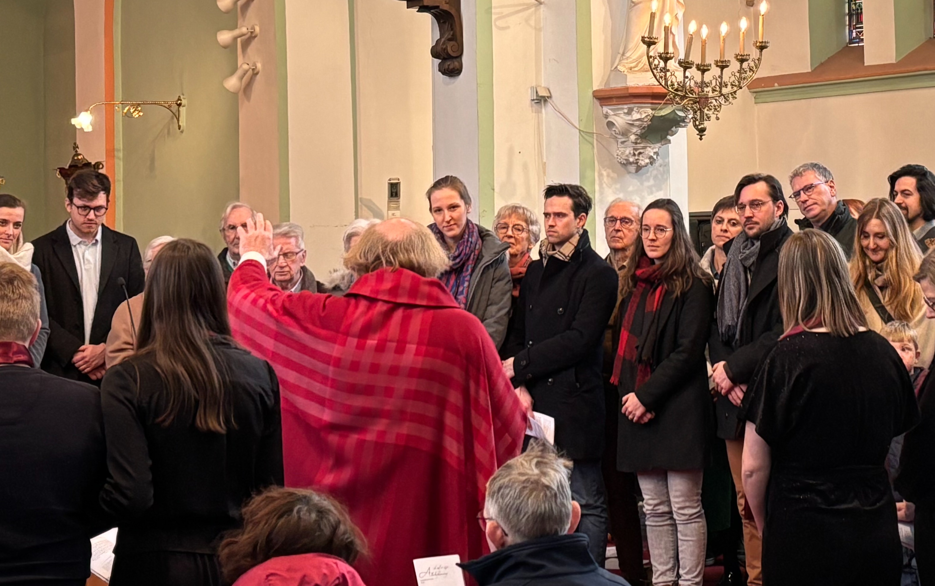 Alle pas getrouwde koppels en huwelijksjubilarissen worden gezegend