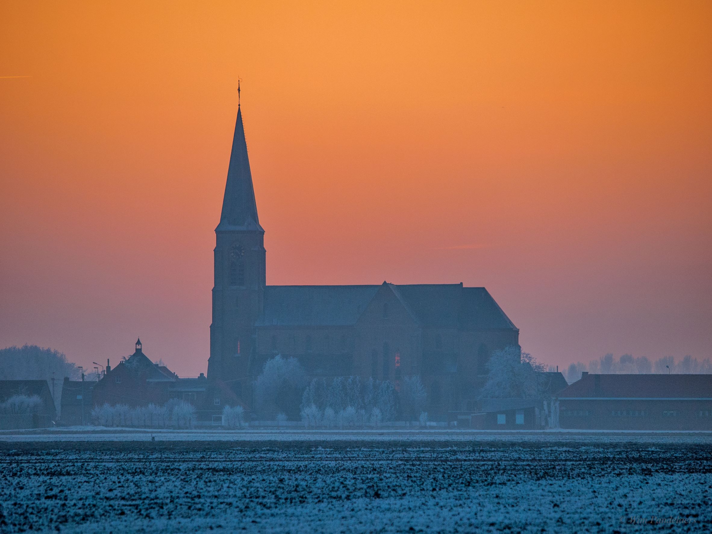 Sint-Margriete gezien vanaf de polders