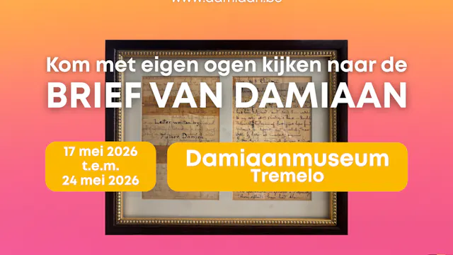 Tijdelijke expo Damiaanbrief