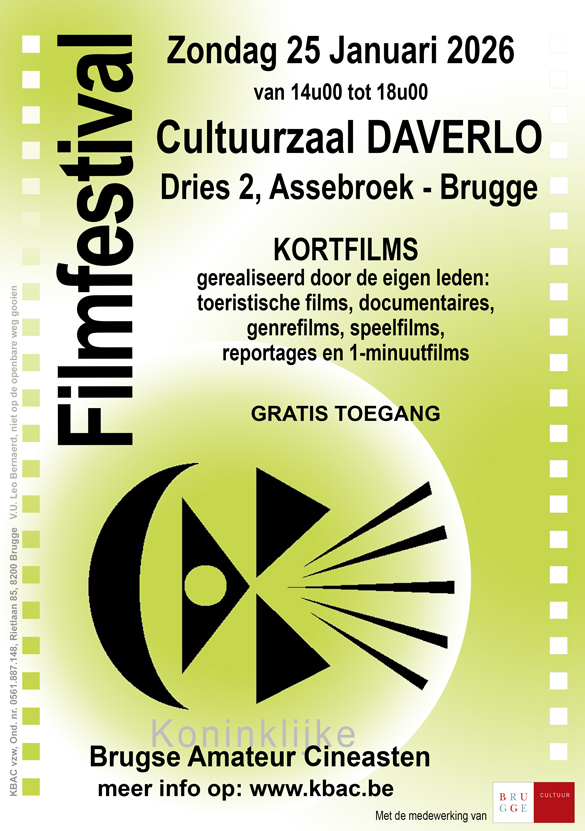 Flyer KBAC Filmfestival 2026