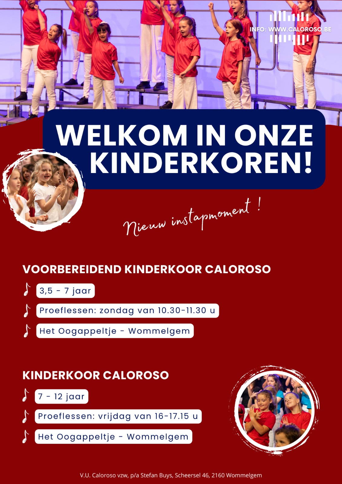 Welkom in onze kinderkoren!