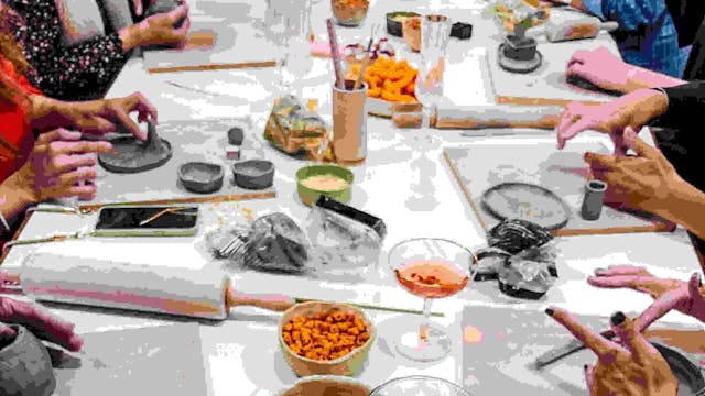 Cava & Ceramics uit met vriendinnen