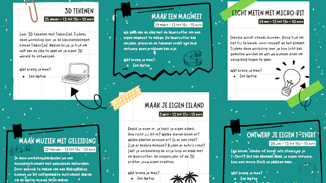 Makerspace voorjaar 2023