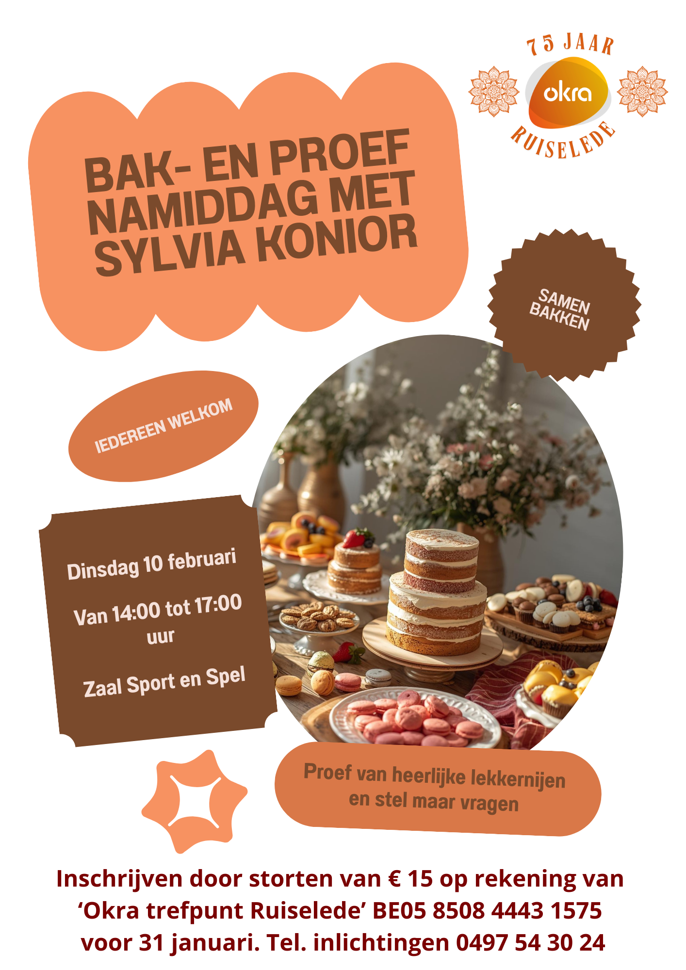 Okra Ruiselede: Baknamiddag met Sylvia Konior