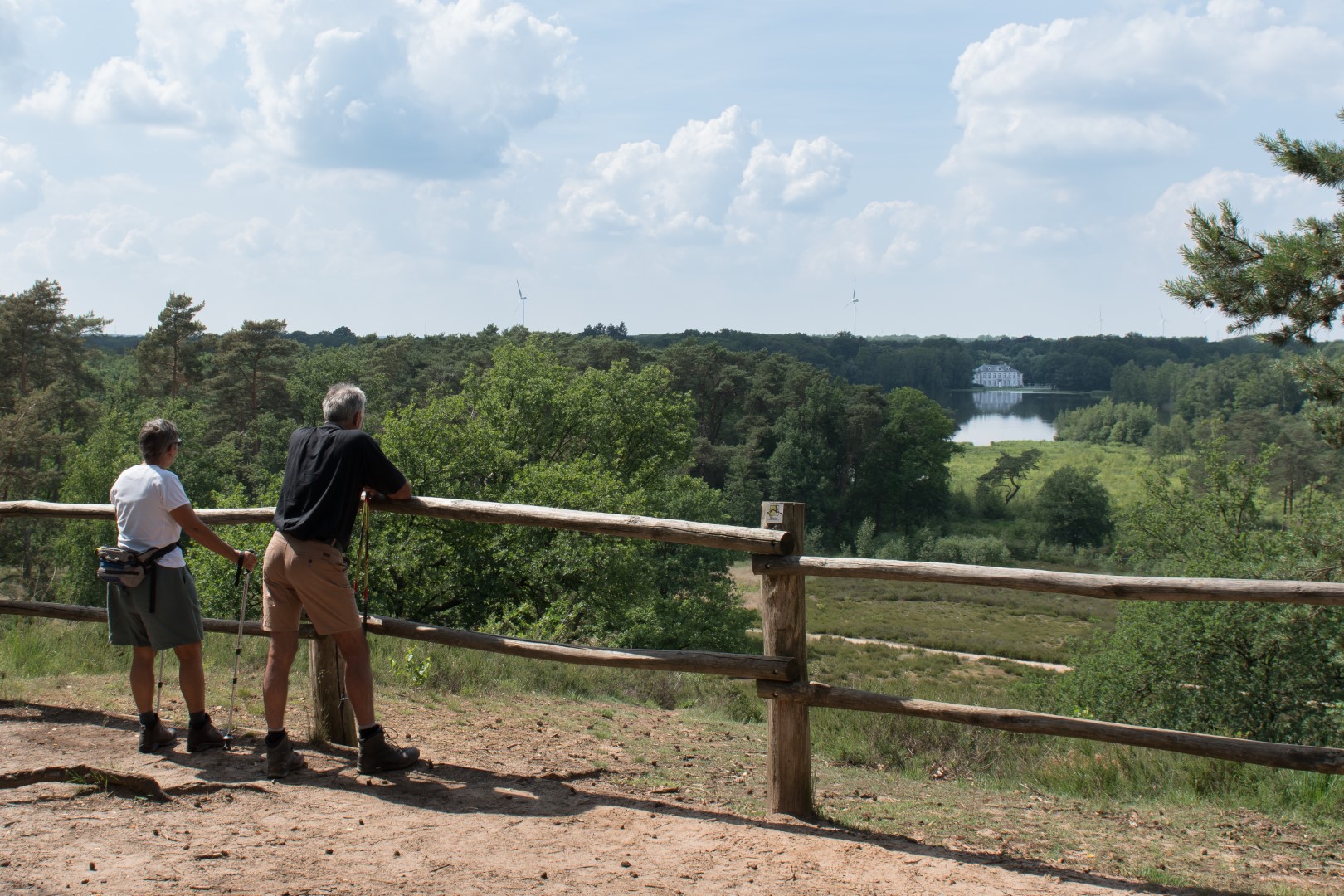 Zicht op Kasteel Terlaemen