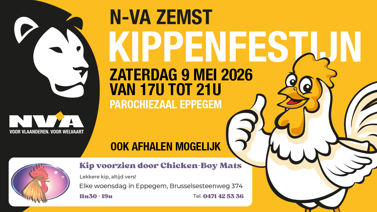 Kippenfestijn N-VA Zemst