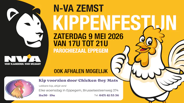 Kippenfestijn N-VA Zemst
