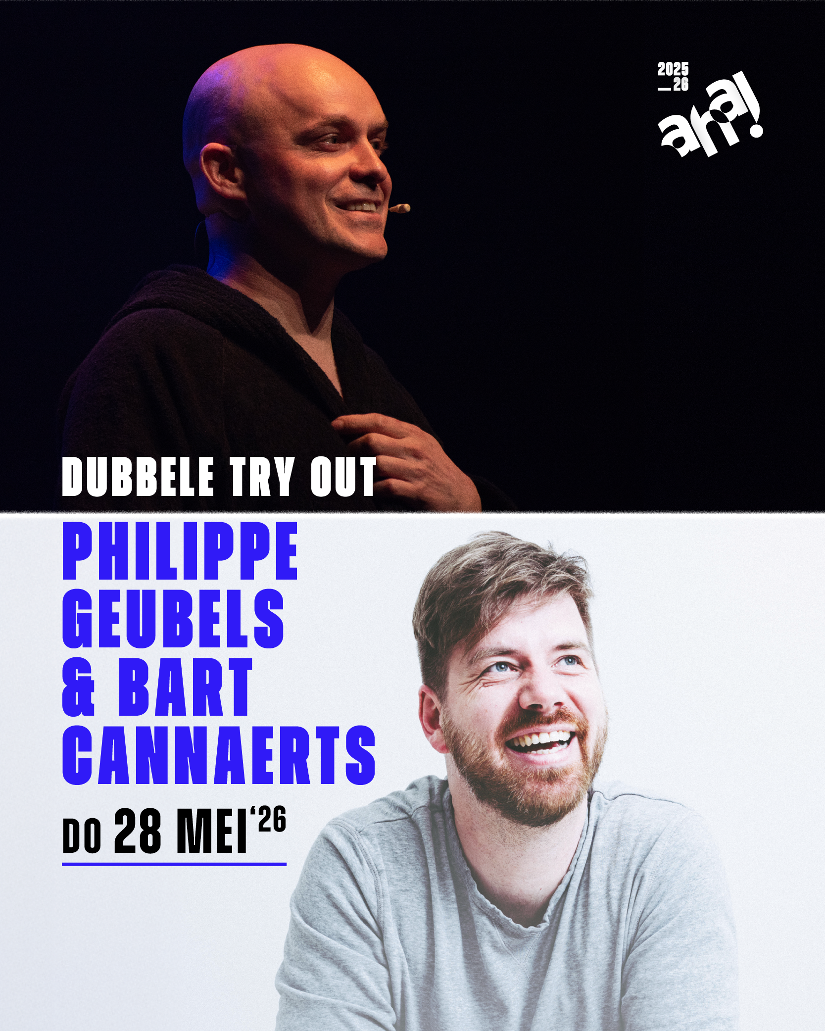 Zaalshow Philippe Geubels & Bart Cannaerts