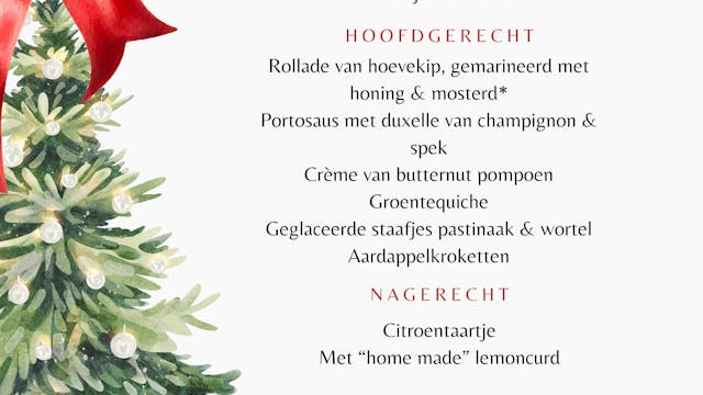 Kerstmenu