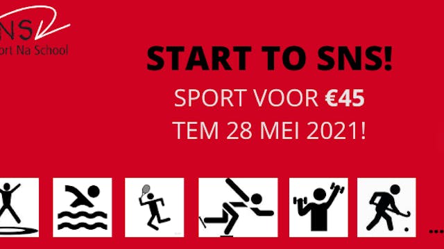 Sport Na School: spotgoedkope sportpas voor leerlingen in het middelbaar