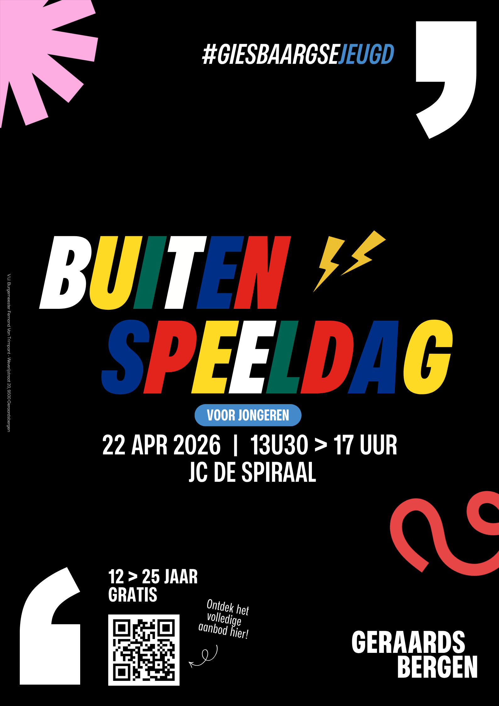 Buitenspeeldag voor tieners