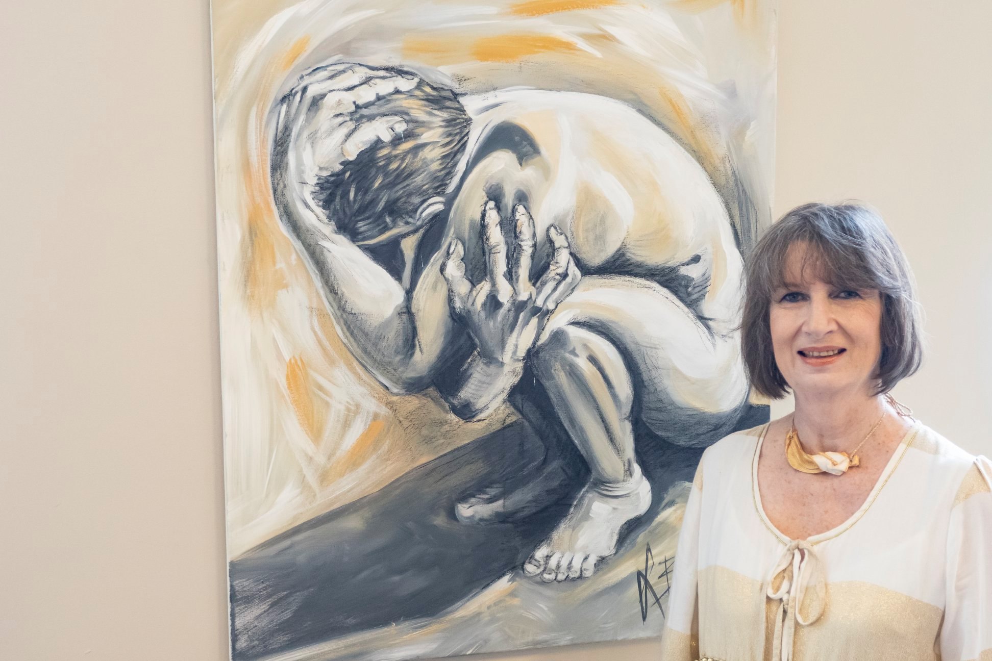 Schilderij met Leentje Bondroit