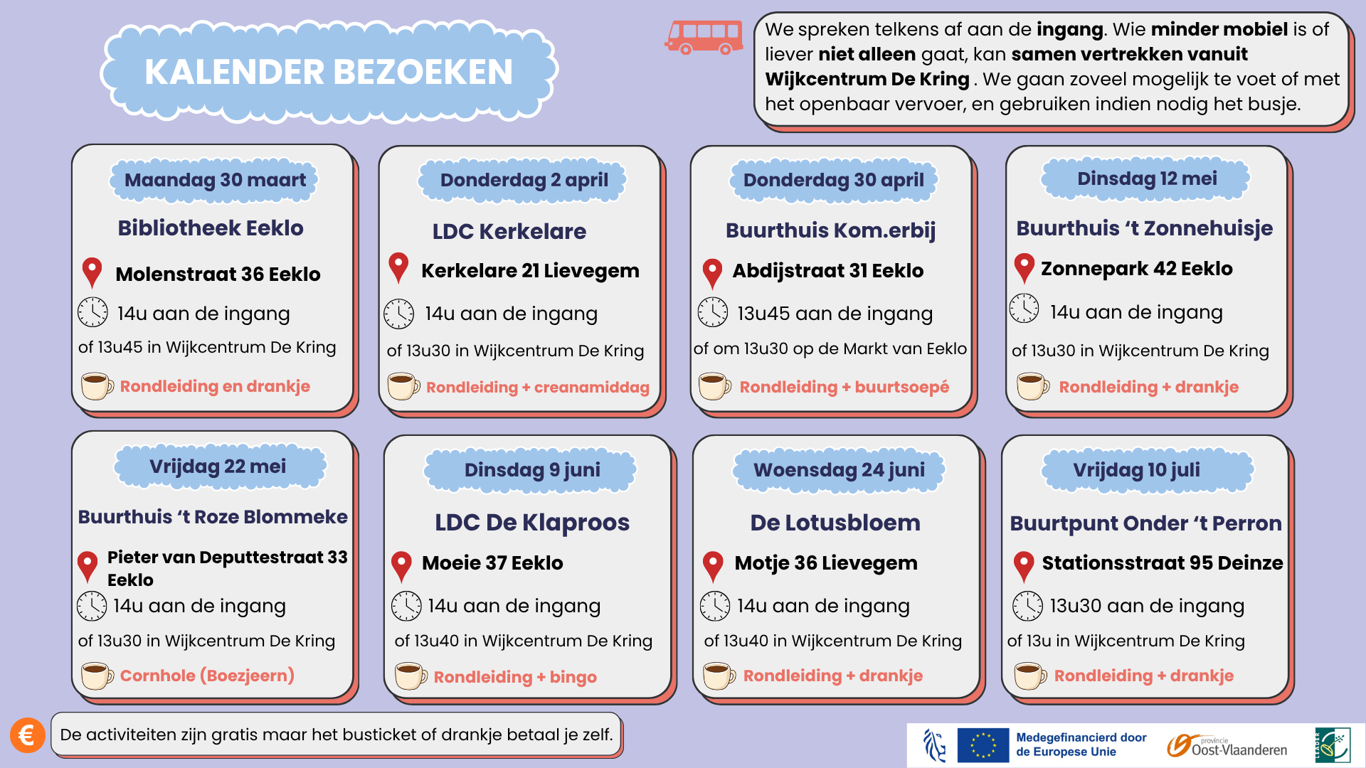 Bezoek gastvrije plekken