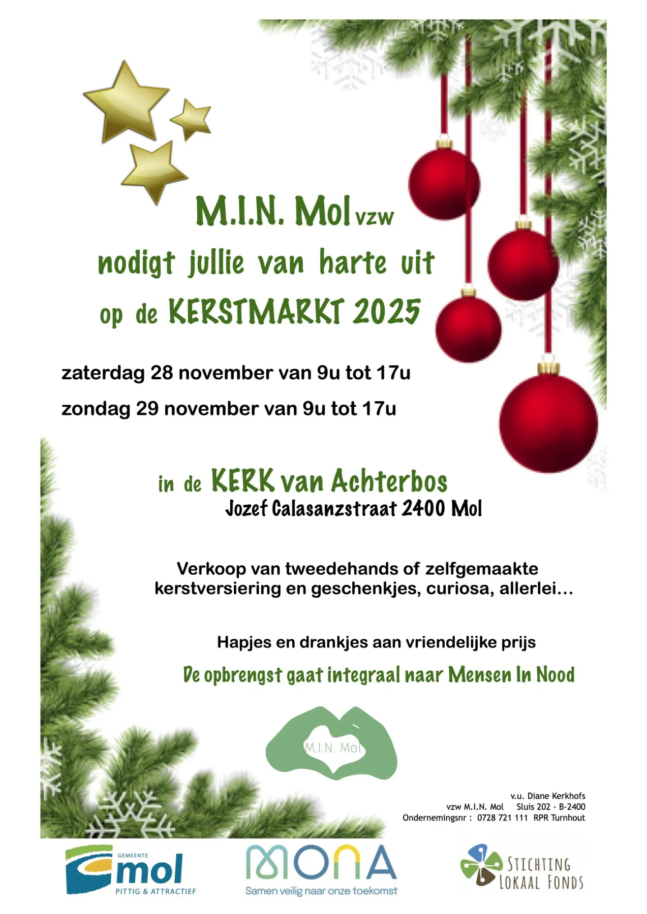 Kerstmarkt M.I.N. Mol