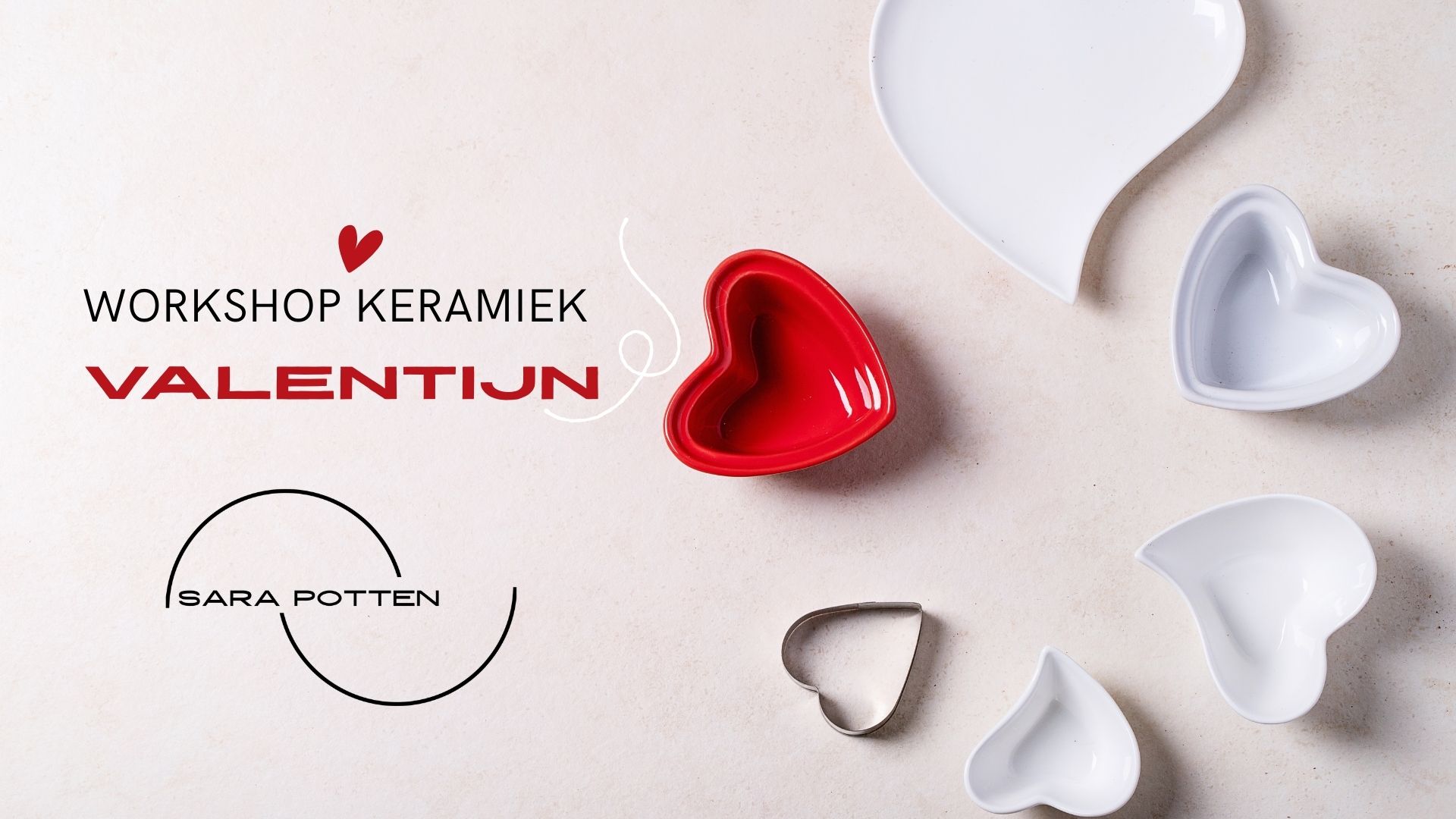 Workshop keramiek bij atelier Sara Potten