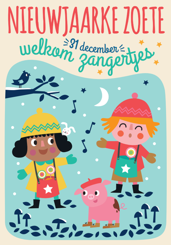 Affiche Nieuwjaarke Zoete