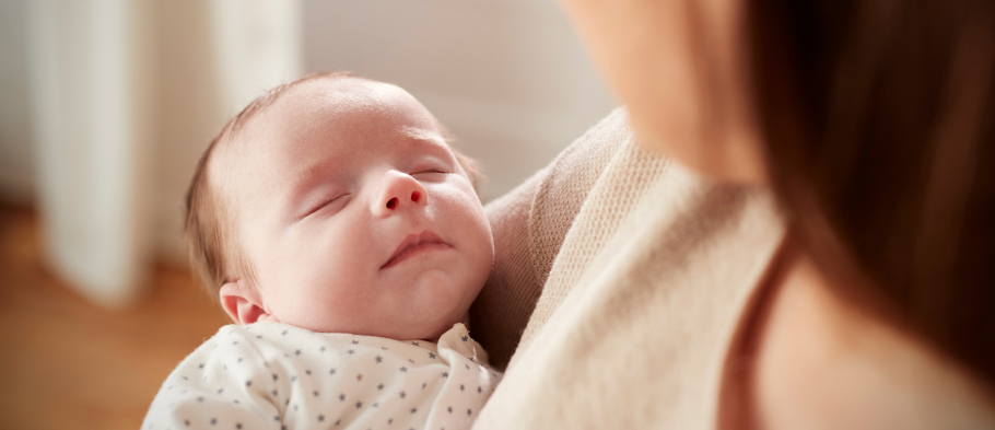 Mama en baby