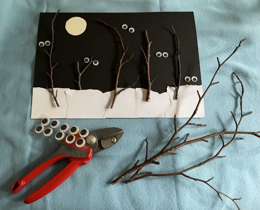 Atelier créatif : cache-cache dans la nuit