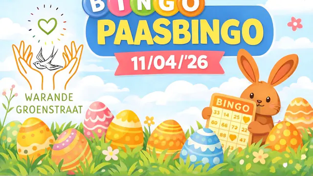 Veel kleuren en een paashaas