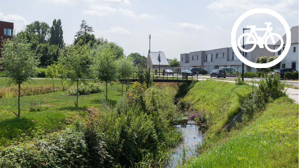 Fietsen langs het water, vertrekpunt is Drongengoed