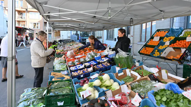 Lokale donderdagmarkt Landen