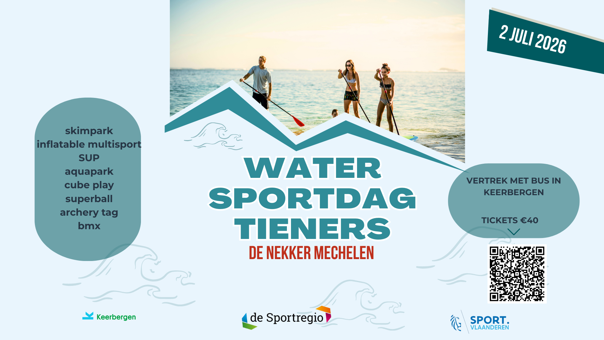 Watersportdag tieners