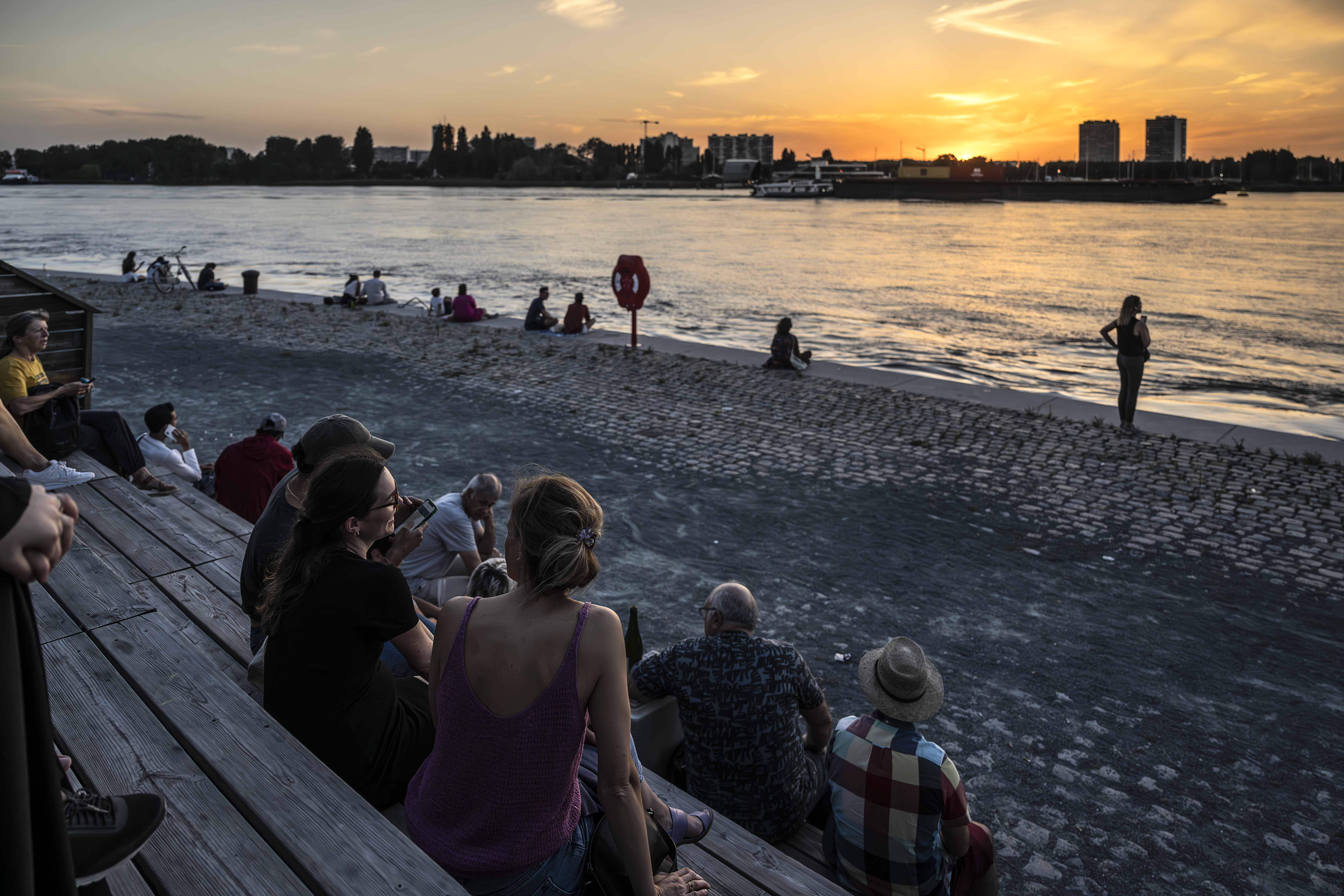 Zonsondergang Gerlachkaai