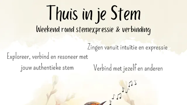 Stemexpressie weekend - Thuiskomen in je Stem