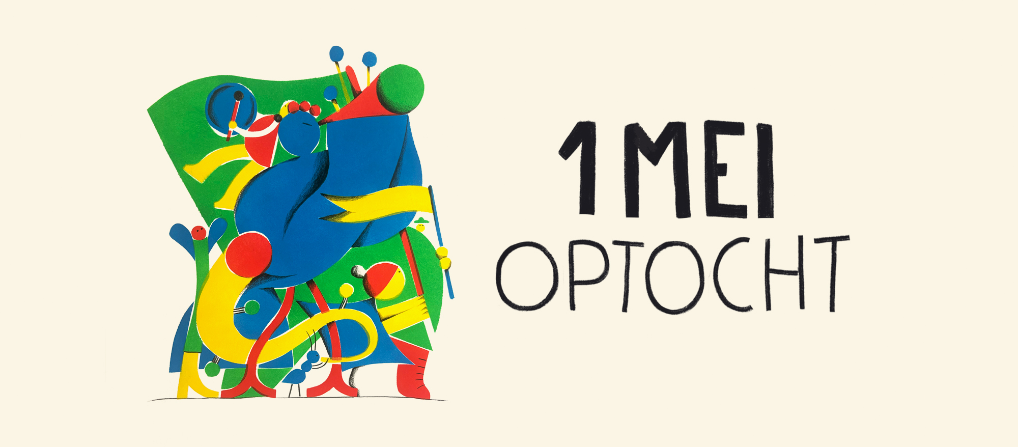 1 Mei Optocht Kortrijk banner