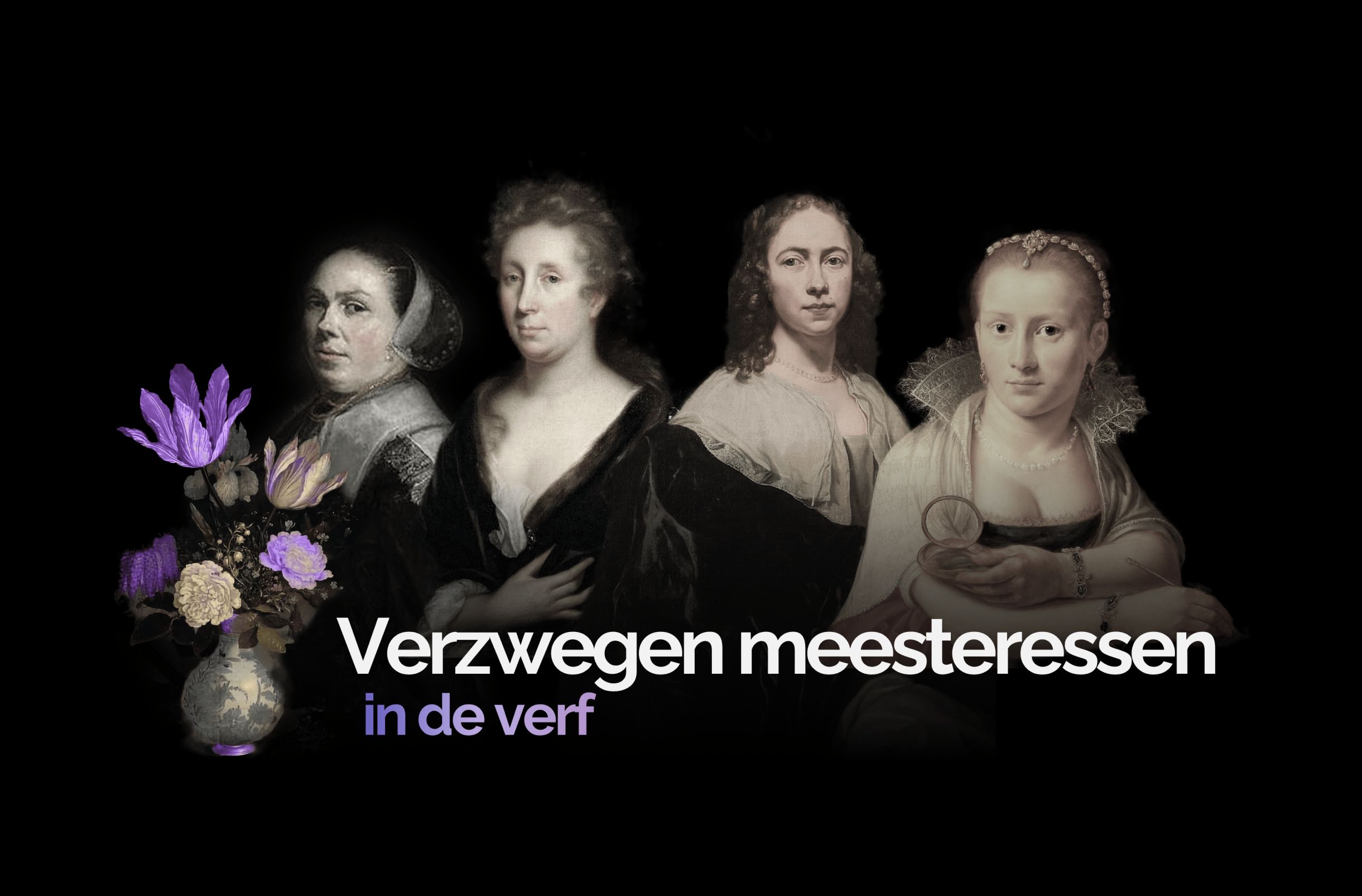 Vrouwelijke kunstenaars in de verf