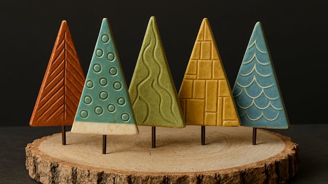 Workshop Keramieken kerstboompjes