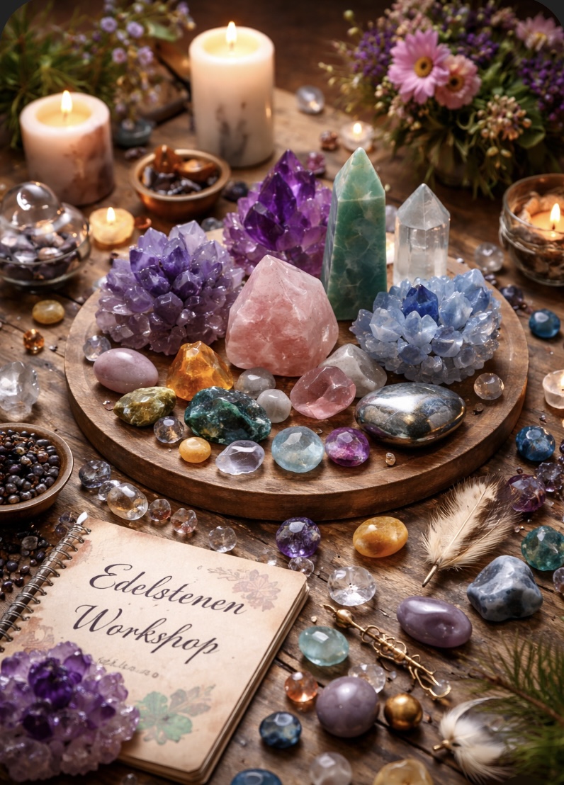 Workshop edelstenen en kristallen cover
