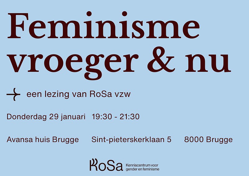 Feminisme, vroeger en nu - lezing