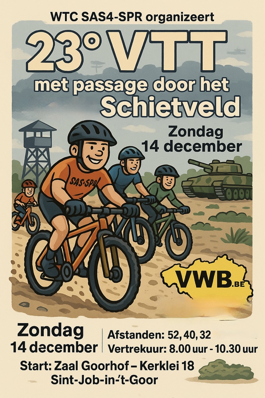 23e MTB toertocht van WTC SAS 4 en SPR