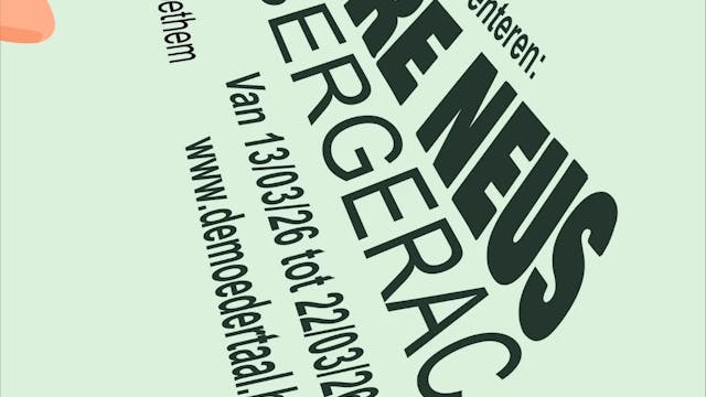 Affiche De zere neus van Bergerac