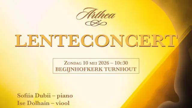 Arthea brengt op 10 mei om 10u30 een Lenteconcert in de Begijnhofkerk in Turnhout. Een sfeervolle gelegenheid met aandacht voor klank en samenspel, in een bijzondere historische setting.