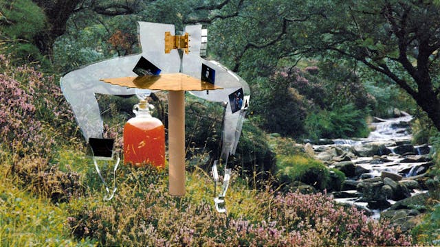 Anthea Hamilton Curve Proposal, 2012 – digitale collage. Courtesy & copyright: de kunstenares.