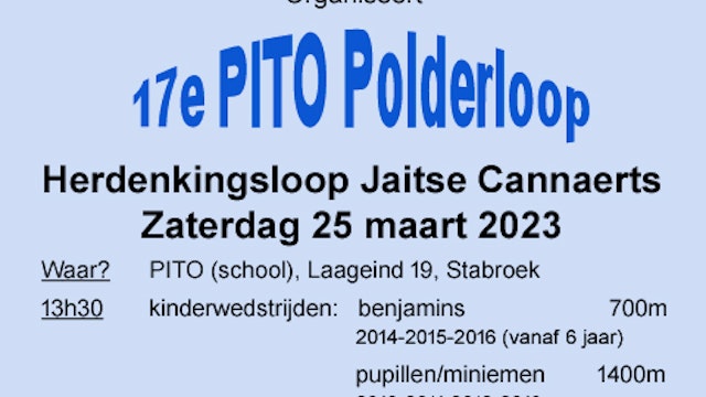 PITO Polderloop