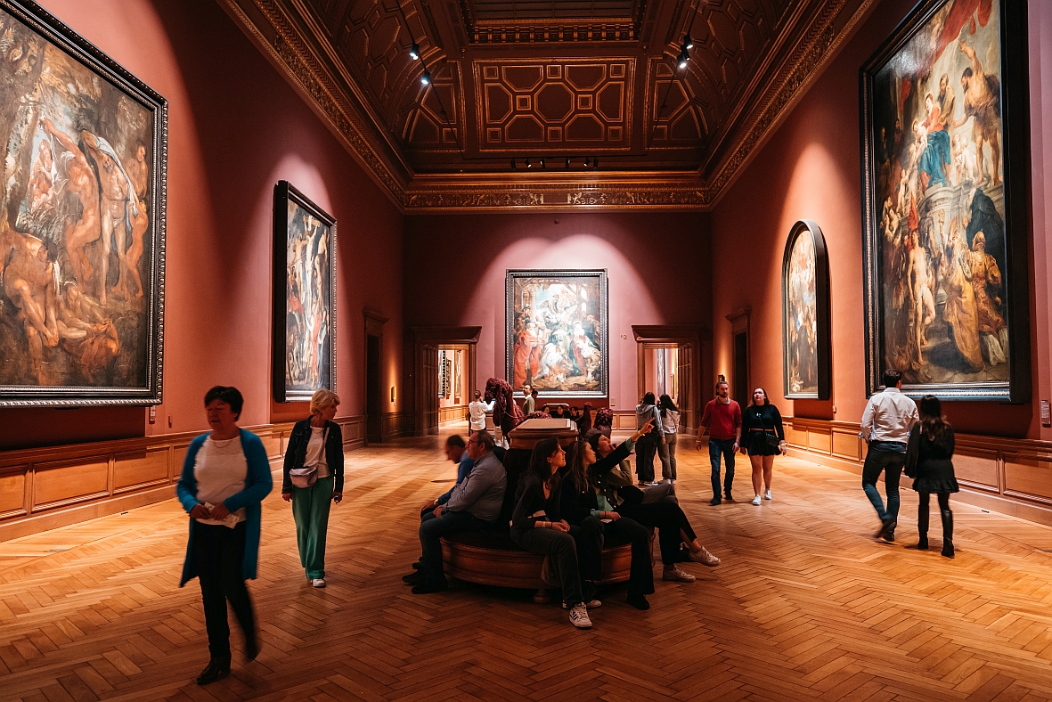 De Rubenszaal in het hart van het museum.