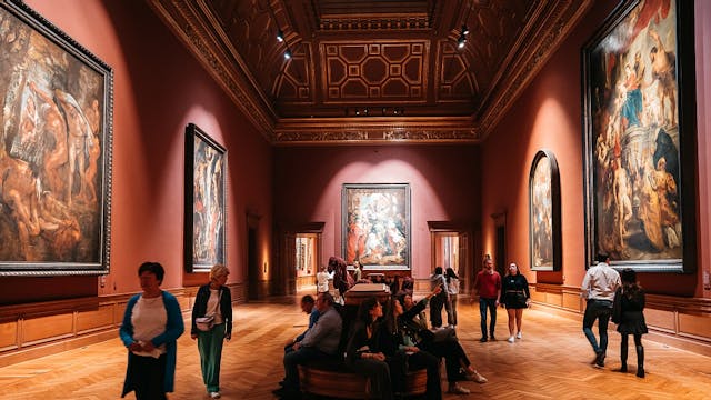 De Rubenszaal in het hart van het museum.