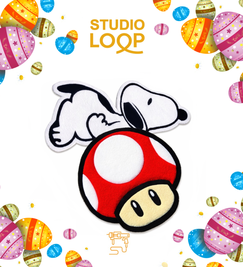 Tufting Workshop Toad & Snoopy