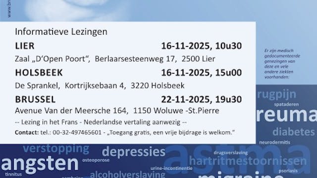 Uitnodiging Informatieve Lezing