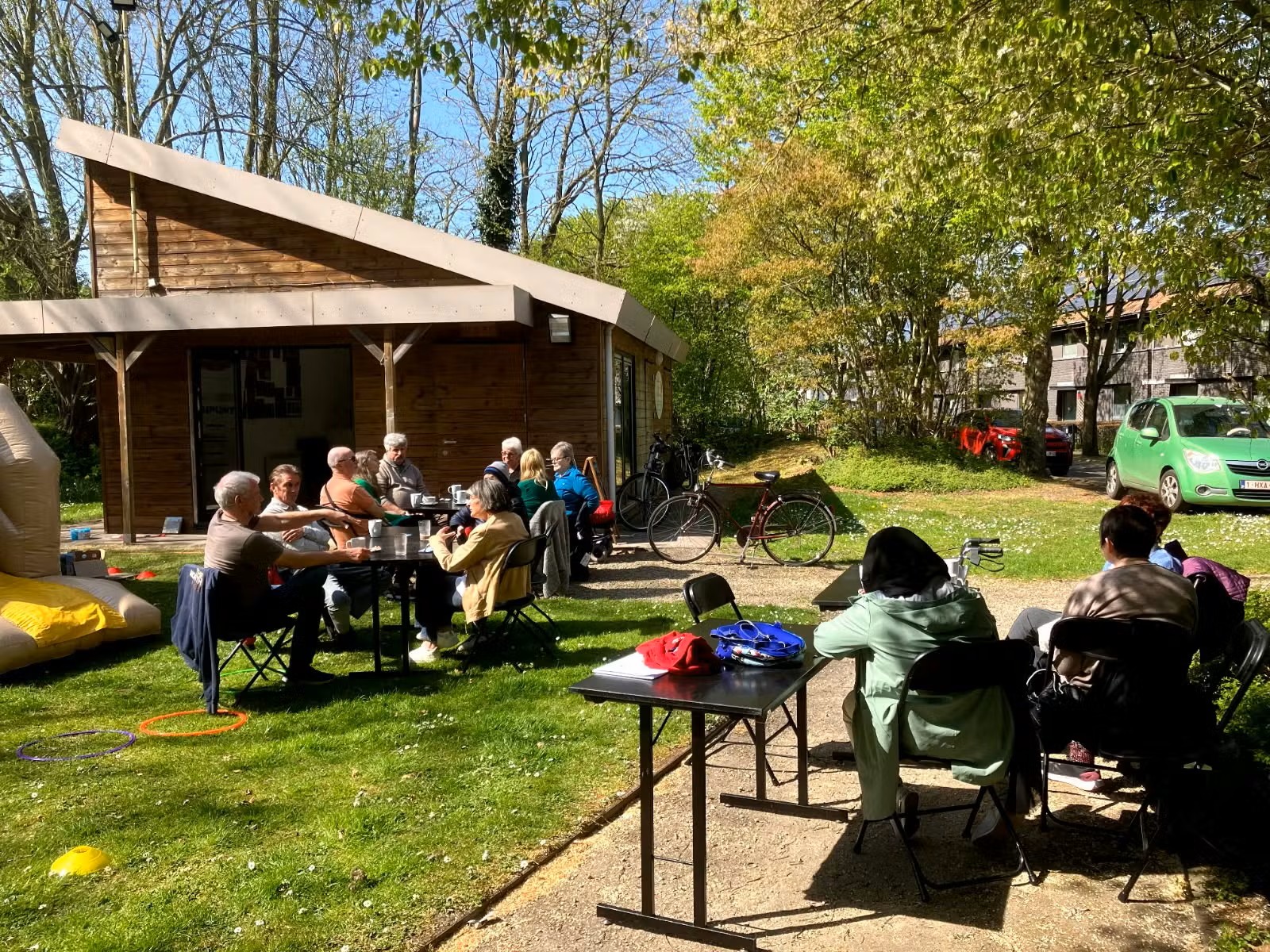 Sfeerbeeld tijdens Buurtsoepé aan het Buurthuis