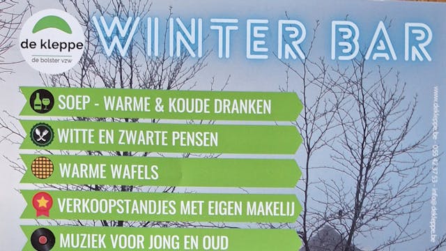 WINTERBAR foyer De Kleppe
